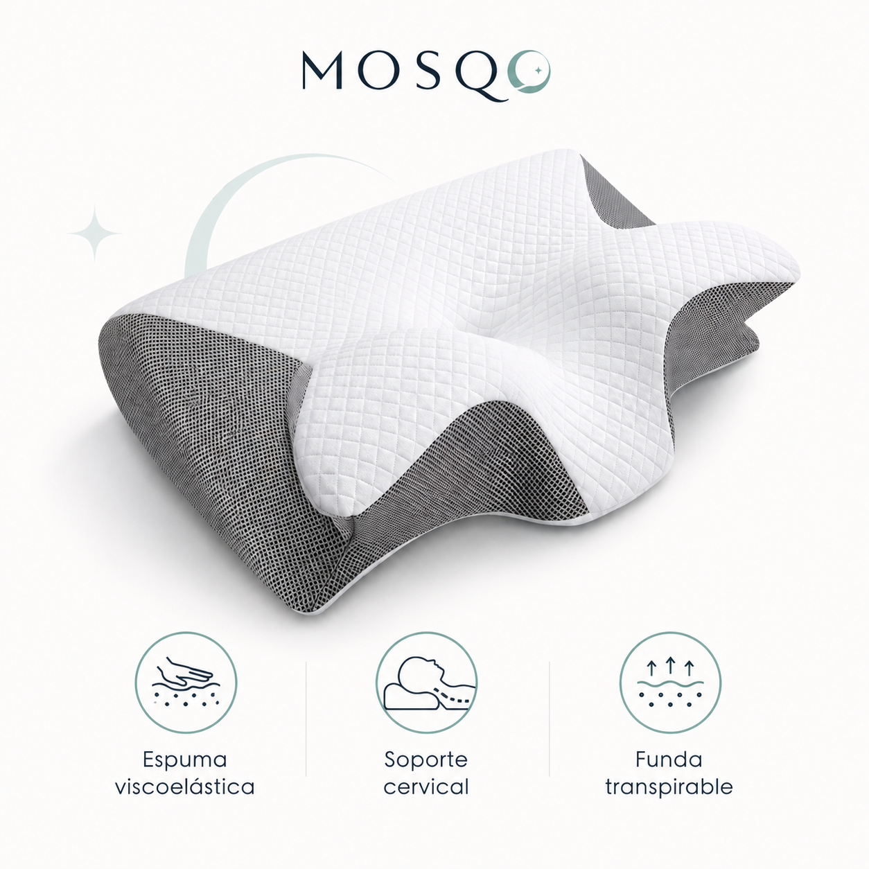 Almohada cervical ergonómica - MOSQO