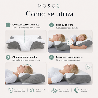 Almohada cervical ergonómica - MOSQO