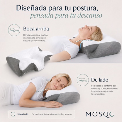Almohada cervical ergonómica - MOSQO