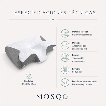 Almohada cervical ergonómica - MOSQO