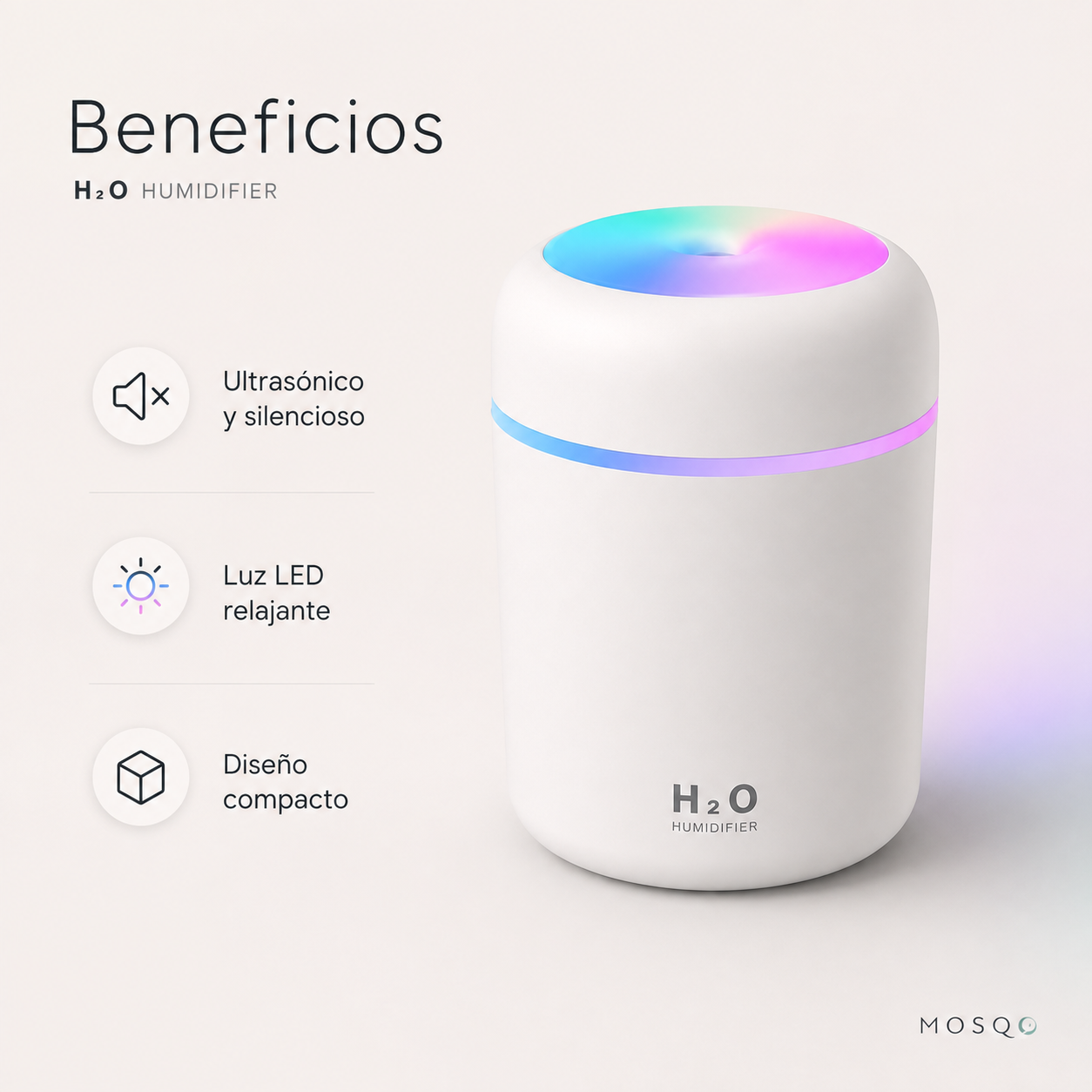 Humidificador H2O - MOSQO