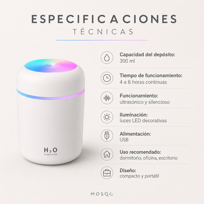 Humidificador H2O - MOSQO