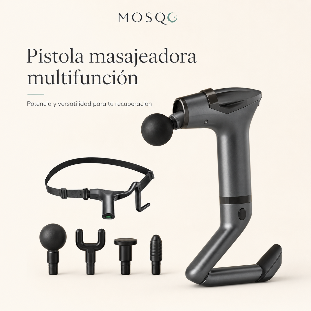 Pistola Masajeadora Multifunción - MOSQO