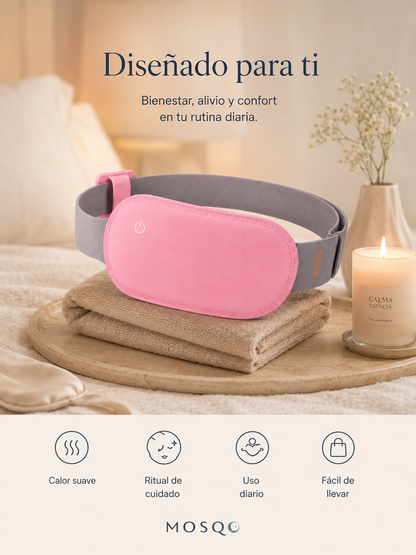 Cinturon calefactado para dolores menstruales y cólicos - MOSQO
