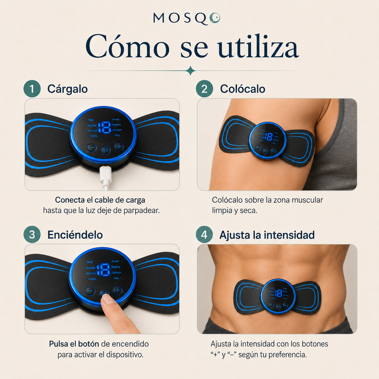 Masajeador muscular portátil - MOSQO