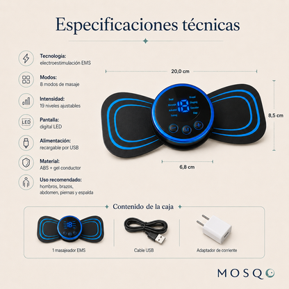 Masajeador muscular portátil - MOSQO
