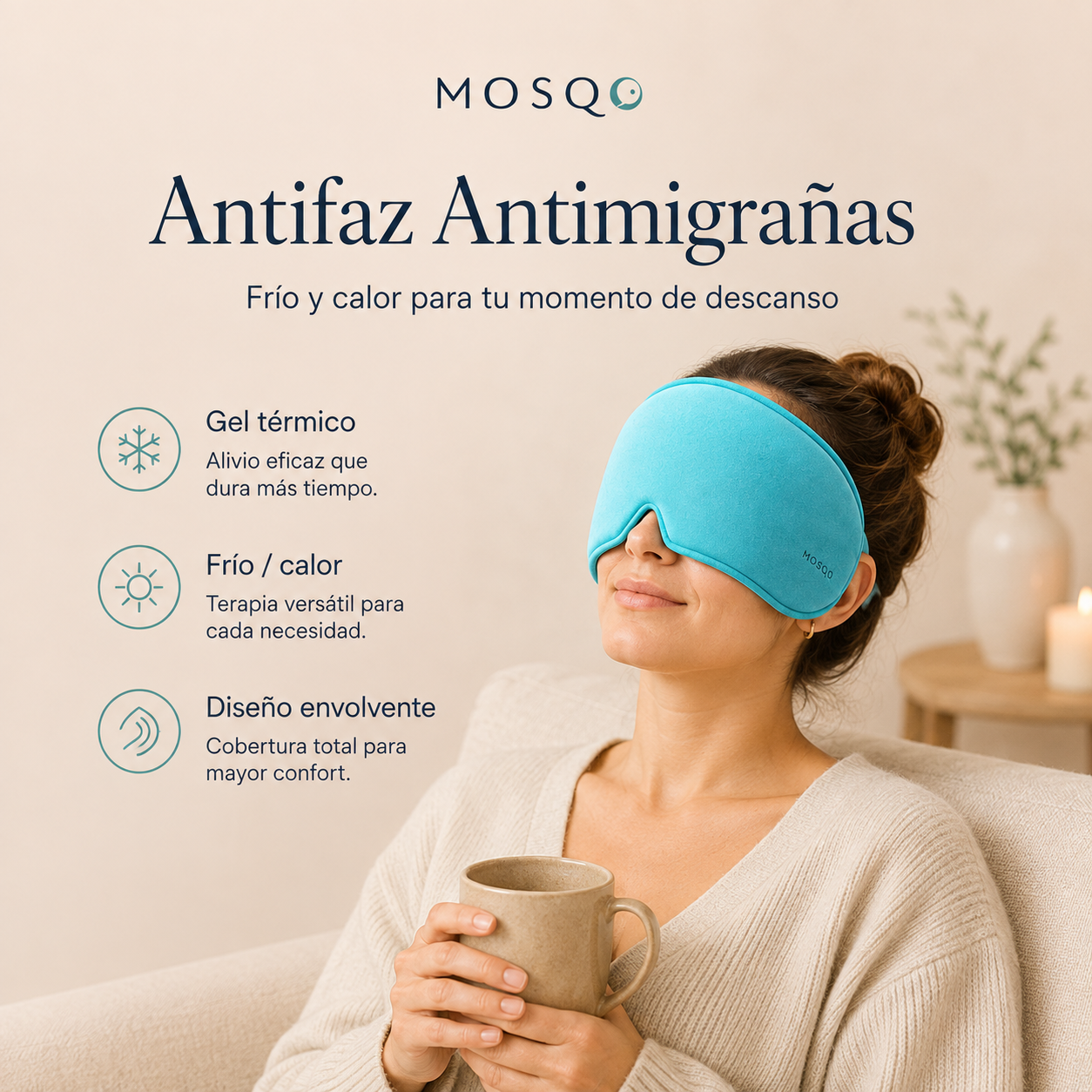 Antifaz Antimigrañas - MOSQO